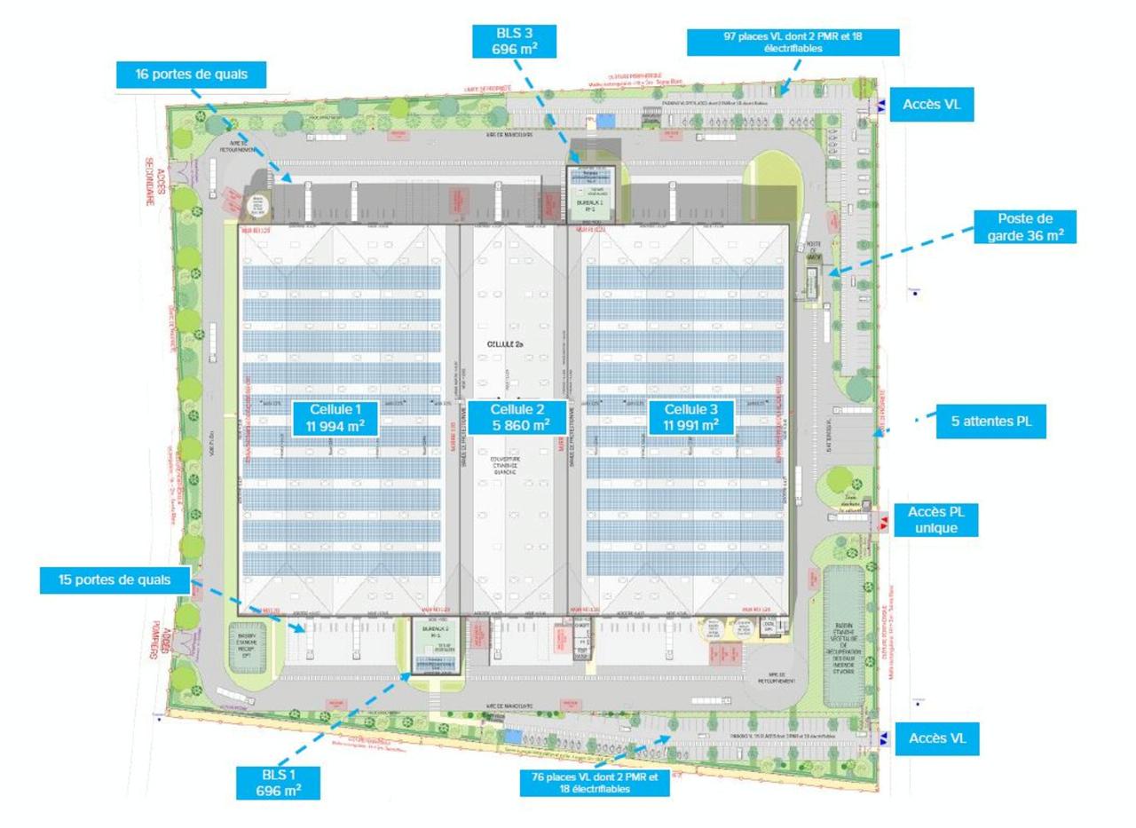 Entrepôt classe a Amilly 31433m² Location entrepôt classe a Amilly Loiret OLLOG2205953 5